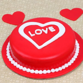 Red Love Cake